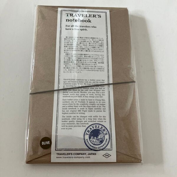 値下げ不可!TRAVELER'S notebook トラベラーズノート レギュラーサイズ オリーブ 新品未開封①