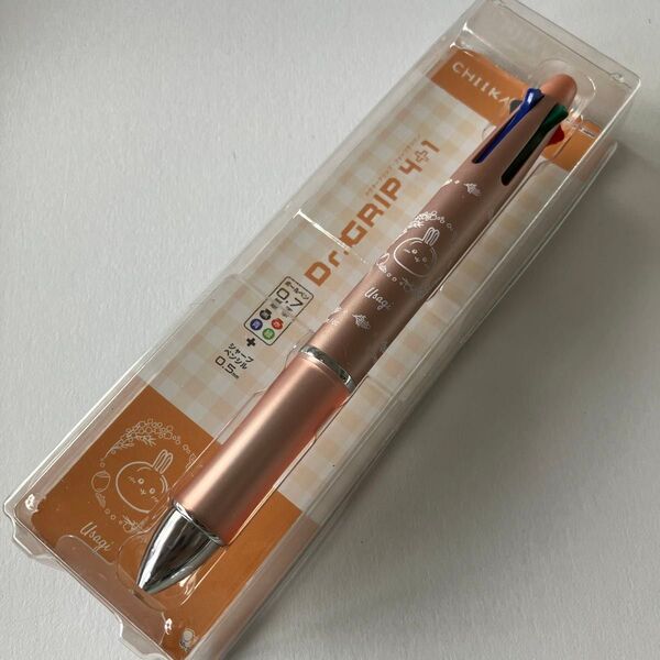値下げ不可!ちいかわ うさぎ ドクターグリップ4+1 4色ボールペン+シャーペン 新品未使用