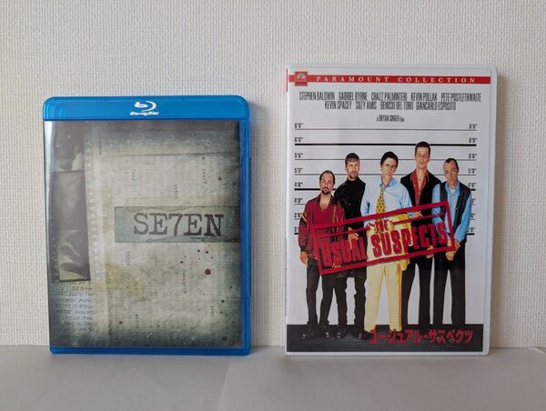 【ケヴィン・スペイシーセット】「セブン」BD「ユージュアル・サスペクツ」DVD