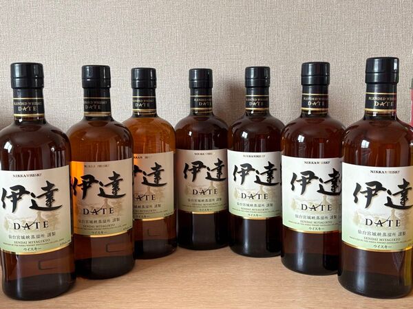 伊達 × 7本セット ニッカ ウイスキー