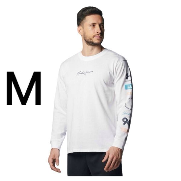 アンダーアーマーTシャツ 長袖 UA HEAVY WEIGHT COTTON LONG SLEEVE Mサイズ