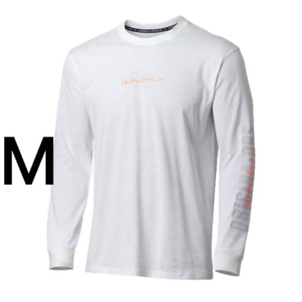 アンダーアーマー1371913 UAヘビーウエイト チャージドコットン ロングスリーブ Tシャツ Mサイズ