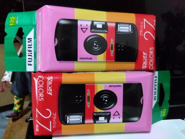 写ルンです 未使用 期限切れ FUJIFILM 135フィルム 27枚 2個のみ
