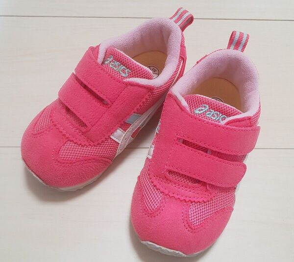 美品/ASICS/アシックス/アイダホベビー/キッズスニーカー/size14.5cm/Colorピンク