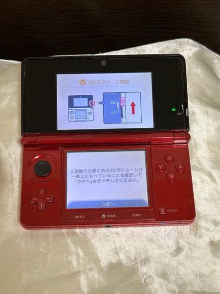 【ジャンク】ニンテンドー3DS 本体 フレアレッド