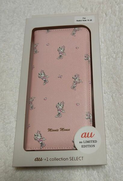 Minnie Mouse Redml Note 10 JE ブックタイプケース