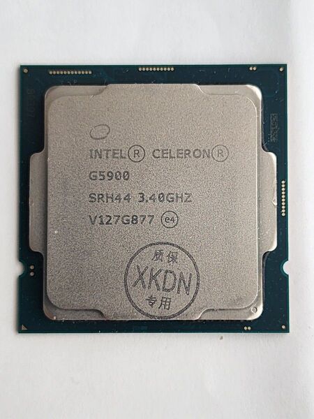 01 Intel CPU Celeron G5900