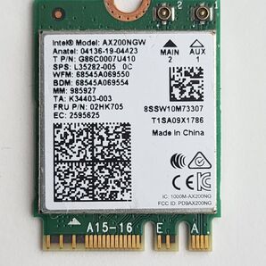 Intel 無線 LANカード AX200NGW WIFI BT