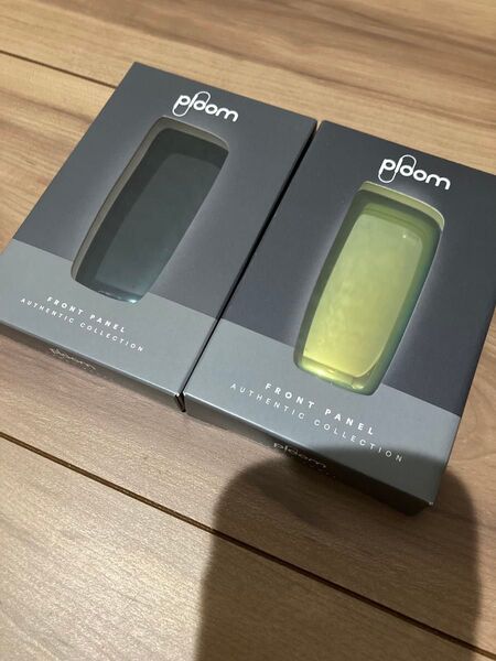 ploomX フロントパネル 2種セット プルームエックス ブラック ライムヘイロー