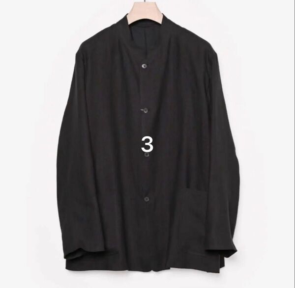 最終価格 Comoli 25SS 新品未使用 カナパスタンドカラージャケット 3