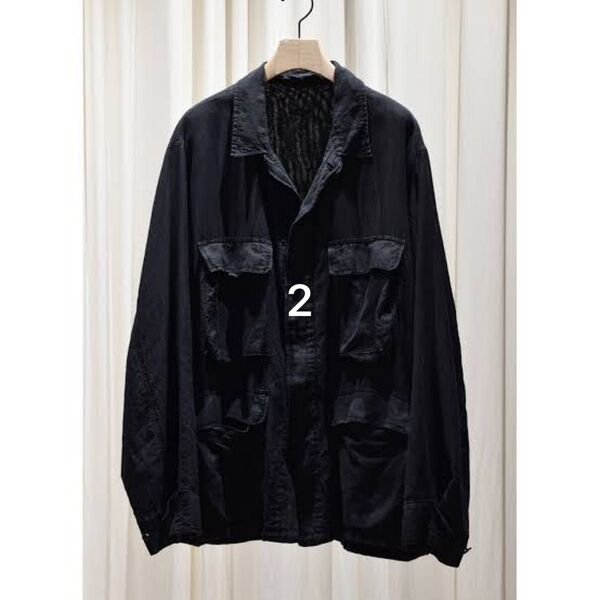 Comoli フェード ブラック B.d.u ジャケット , Fade Black 2