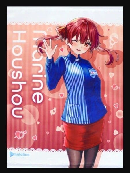 宝鐘マリン A2タペストリー 「バーチャルYouTuber ホロライブ×ローソン」Loppi・HMV&BOOKS online限定