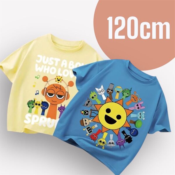 スプランキー sprunki キャラクター Tシャツ キッズ 120センチ 子供服 キッズ服