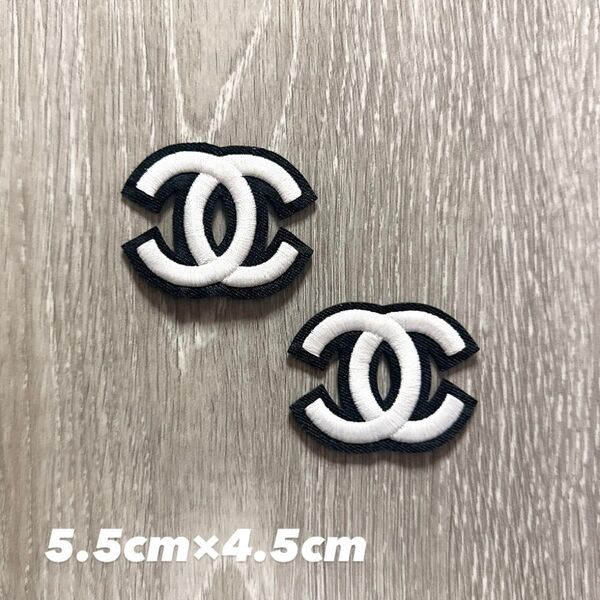 CHANEL アイロンワッペン 2枚セット