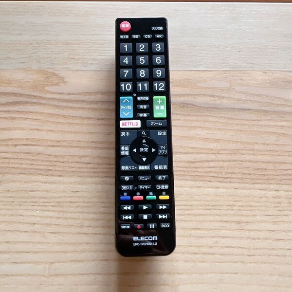 ELECOM ERC-TV02XBK-LG テレビ リモコン