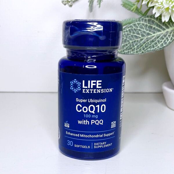 Life Extension PQQ配合 スーパーユビキノール 還元型CoQ10 100mg ソフトジェル30粒