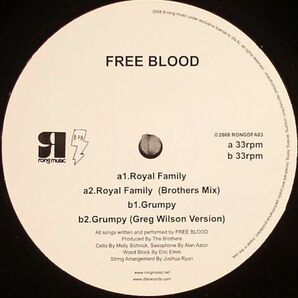 新品未使用 Free Blood / Royal Family -Greg Wilson Edit- 12inchレコード　送料無料 (0335)