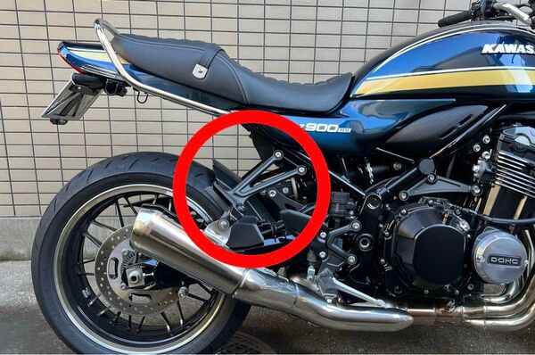 Z900RS リアステップ タンデムステップ ブラック カワサキ マット 黒