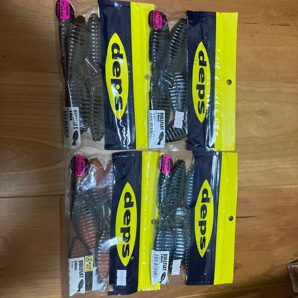 デプス deps ブルフラット 3.8インチ 4パックセット