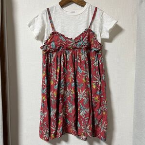 BREEZE ブリーズ 花柄 ワンピース キッズ130cm