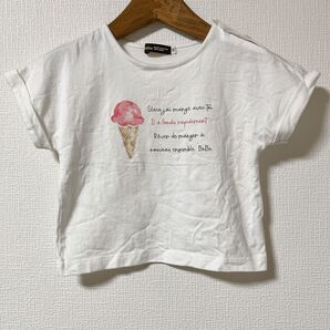 BeBe ベベ アイスクリーム柄Tシャツ ベビー90cm