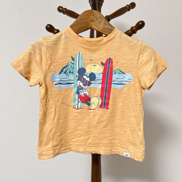 baby GAPギャップ×ディズニー ミッキーTシャツ ベビー80cm