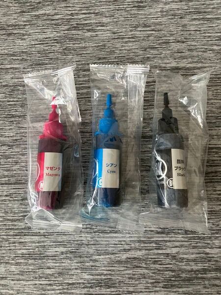インク 3個セット マゼンタ シアン ブラック