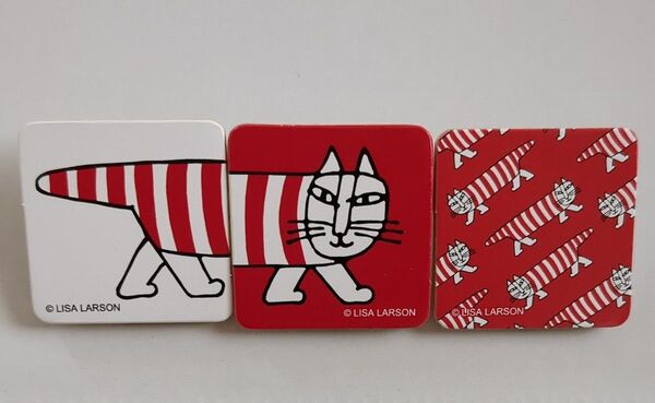 リサ・ラーソン マイキー 猫 クリップ 木製クリップ まとめ買い 事務用品 文具