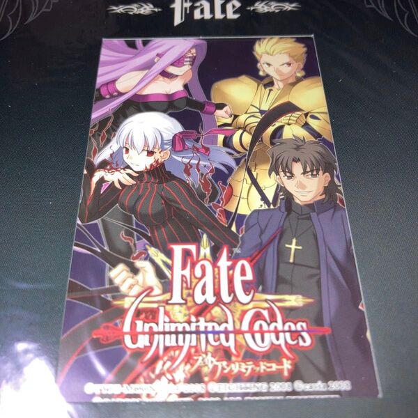 Fate テレカ テレホンカード 台紙付き