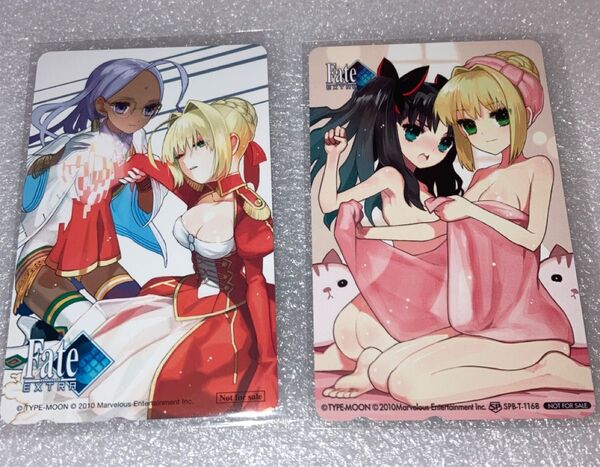 Fate extra テレカ テレホンカード 2枚 ワダアルコ