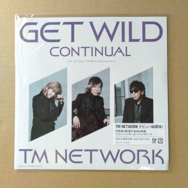 Get Wild Continual レコード TM NETWORK 7インチ アナログ盤 TMN