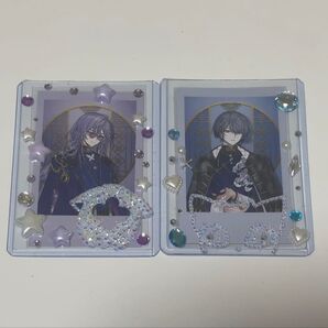 にじさんじ Dytica 星導ショウ 小柳ロウ 2周年 チェキ 硬質ケース デコ