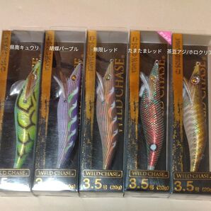 スクイッドマニア ワイルドチェイス 3.5号 5本セット