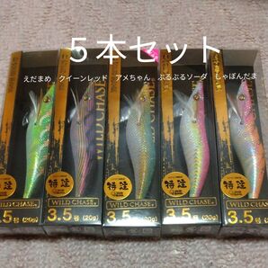 スクイッドマニア ワイルドチェイス 3.5号 (特注) 5本セット