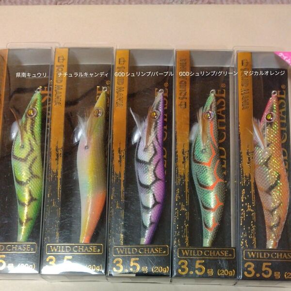 スクイッドマニア ワイルドチェイス 3.5号 5本セット