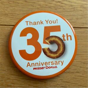 ミスタードーナツ 35周年記念 缶バッチ