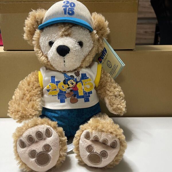 【中古】2015年 ディズニーワールド限定ダッフィー ぬいぐるみ