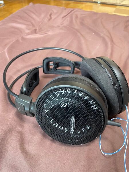 改造品 オーディオテクニカ ATH-AD500X プラグXLR仕様 ケーブル BELDEN 1804A 新品イヤーパッド付き