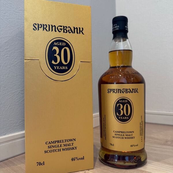 スプリングバンク 30年 46% 700ml キャンベルタウン ウイスキー スプリングバンク 蒸溜所