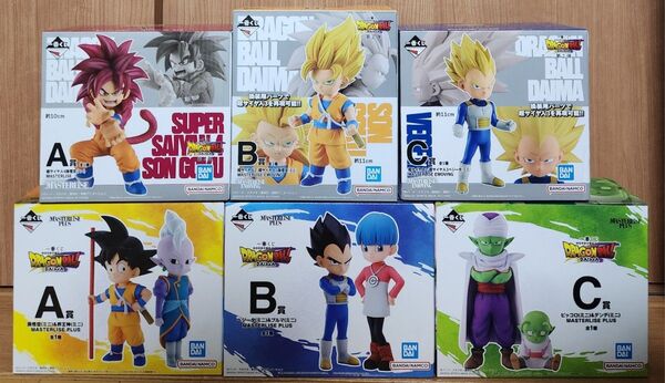 ドラゴンボール DAIMA 第1弾 第2弾 一番くじ A B C 6種セット 箱つぶれあり