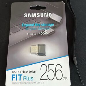 サムスン Samsung USB 3.1 Flash Drive Fit Plus 256GB USBメモリ-MUF-256AB