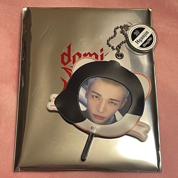 stray kids スキズ domin ATE ミニうちわキーホルダー ジニレット ヒョンジン スタジアム