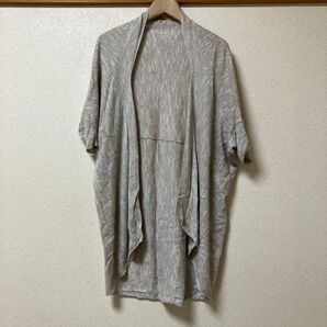 無印良品 カーディガン 半袖 羽織り リネン