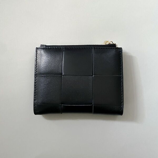 Fold small wallet BLACK No.1034