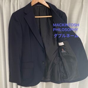 美品 MACKINTOSH PHILOSOPHY ジャケット 紺 トロッター