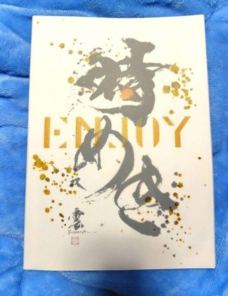 武田双雲 個展「時めき」図録 直筆サイン入り