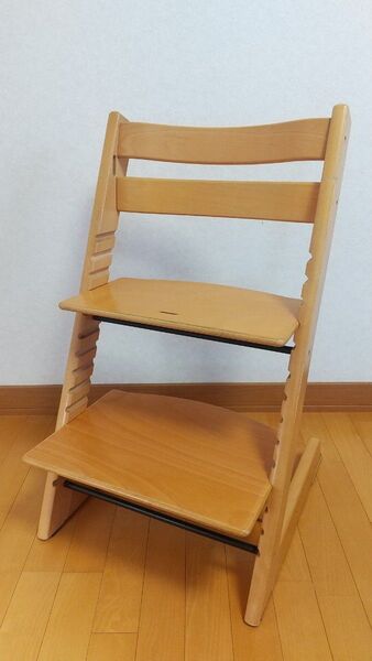 STOKKE TRIPP TRAPP ストッケ トリップトラップ ナチュラル ベビーチェア シリアルナンバー3 足カバー付き