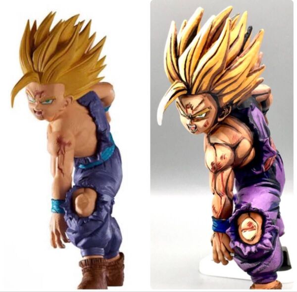 ドラゴンボールZ 超サイヤ人 孫悟飯 リペイント MATCH MAKERS フィギュア 二次元彩色 二次元塗装