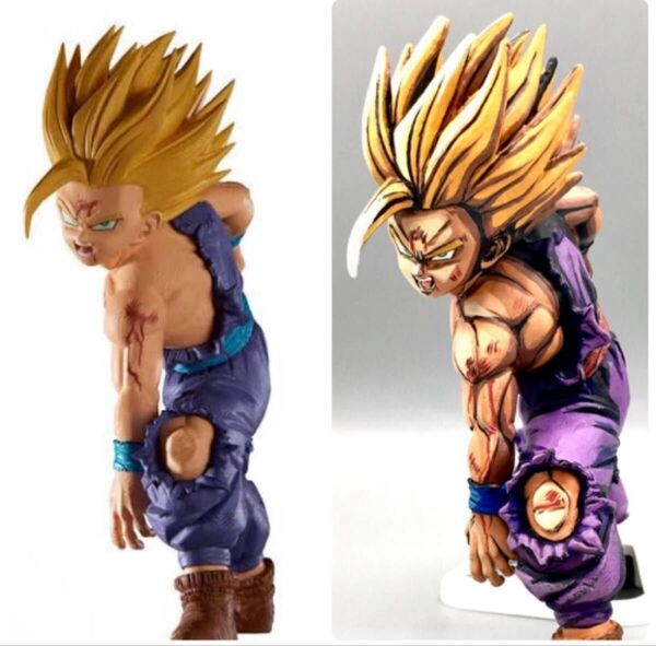 ドラゴンボールZ 超サイヤ人 孫悟飯 リペイント MATCH MAKERS フィギュア 二次元彩色 二次元塗装