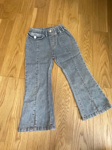 SHEIN キッズ フレアデニムパンツ